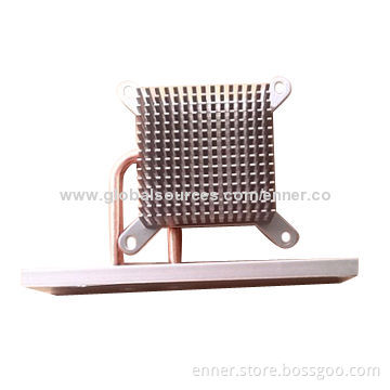Aluminum Heat Pipe Heatsink, Available in Self Color and Silver